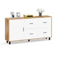 Комод 125-1704 дуб вотан/белый