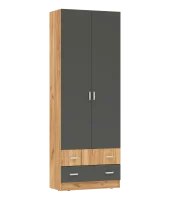 Шкаф Мартина дуб крафт/графит