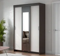 Шкаф-купе ШКП-2 венге/ясень анкор светлый