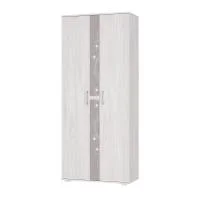 Шкаф 2-х створчатый Флоренция ясень белый