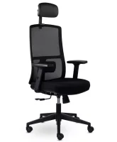 Кресло Оптима М-901 с подголовником черный