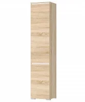 Пенал с ящиком Гретта дуб сонома/белый глянец