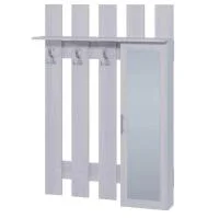 Вешалка с зеркалом Саша-9 ясень анкор светлый