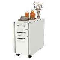 Стол-книжка с ящиками 1-6702 белый Стол-книжка с ящиками 1-6702 белый