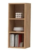 Стеллаж навесной Джаз №3 белый/дуб бунратти