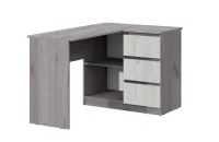 Стол угловой Соната дуб крафт серый/дуб крафт белый