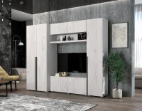 Гостиная Норден крафт белый