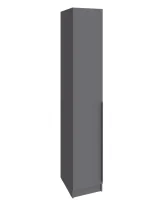 Шкаф Мадрид 0,4 с 3 ящиками внутри графит серый