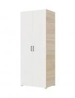 Шкаф 2-х створчатый Бостон 900 дуб сонома/белый