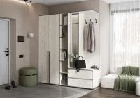 Модульная прихожая Норд дуб крафт белый