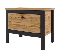 Тумба для обуви Лофт KOM1K/55 дуб вотан/черный