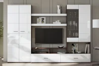 Гостиная МГС-7 венге/белый глянец