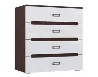 Комод Ким венге/белый глянец