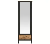 Шкаф Лофт SZF1W1S/60 дуб вотан/черный