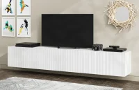 Тумба под ТВ Сканди белый глянец