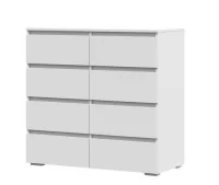 Комод 8 ящиков Хелен КМ-04 белый