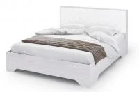 Кровать Сальма анкор/белый глянец