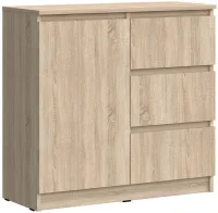 Комод Челси 800 (3 ящика 1 дверь) дуб сонома