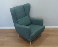 Кресло Томас синий (рогожка Милана-13)