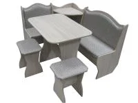 Комплект Аленка 1 ясень шимо светлый/рогожка темная