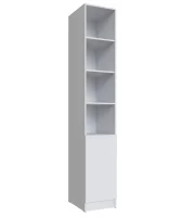 Стеллаж Мадрид 0,4 с дверкой белый