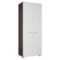 Шкаф Моника с выдвижной штангой венге/белый глянец