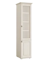 Пенал со стеклом Престиж-1 сандал светлый