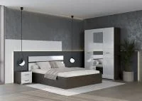 Спальня Ненси венге/белый глянец