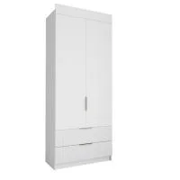 Шкаф Лавис ШД 900.1 белый/белый софт