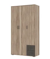 Шкаф Соло-1 (Нельсон ШК-01) дуб каньон/железный камень
