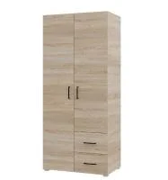 Шкаф Victor (Виктор) 2-х створчатый/2 ящика дуб сонома