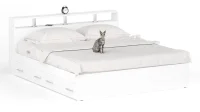 Кровать Камелия с ящиками белый