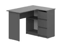 Стол угловой Денвер графит серый