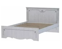 Кровать Ольга-1Н белый экспо/анкор светлый