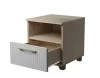 Тумба прикроватная Копенгаген с ящиком дуб сонома/белый матовый