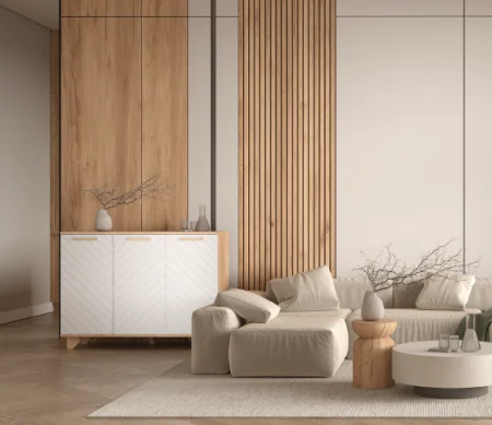 Комод Ньерд 1200 дуб вотан/белый софт