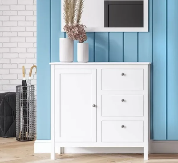 Тумба Ева (Хельга) KOM1D3S/95 белый