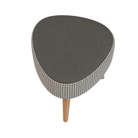 Банкетка 6-5134 Ева черная с рисунком