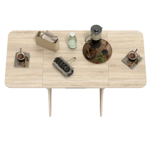 Стол обеденный раскладной с ящиком 6-02.120 дуб сонома Стол обеденный раскладной с ящиком 6-02.120 дуб сонома