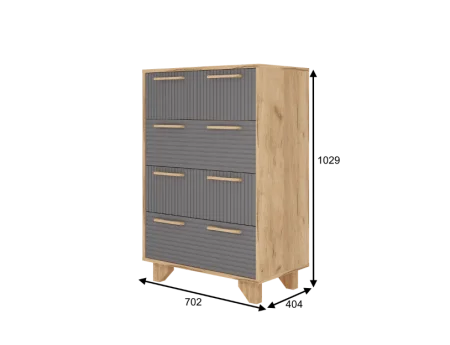 Комод Ньерд 700.5 дуб вотан/черника