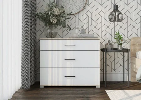 Комод Victor (Виктор) дуб сонома/белый