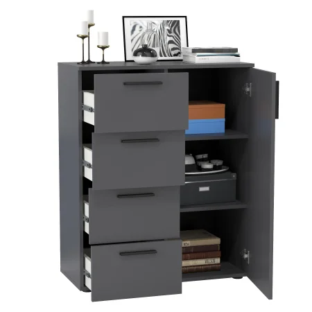 Комод Эйр 16.241 серый графит