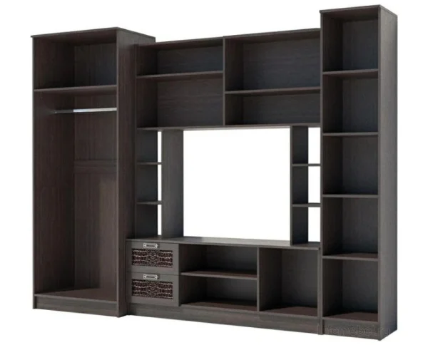 Гостиная Аллегро Вариант №6 венге linum/дуб белфорт