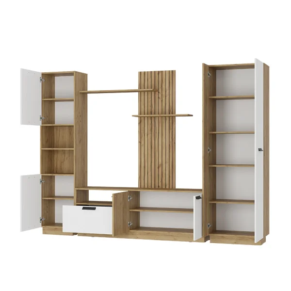 Гостиная Мишель тип 2 ГС-01 крафт/белый