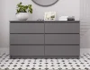 Комод шесть ящиков Мори МК 1386 графит