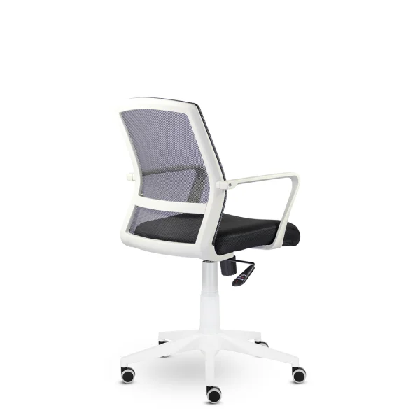 Кресло СН-503 Дэли белый пластик/черный