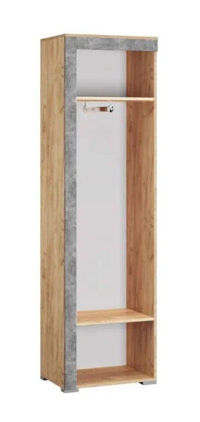 Шкаф Галант дуб крафт золотой/ателье светлое