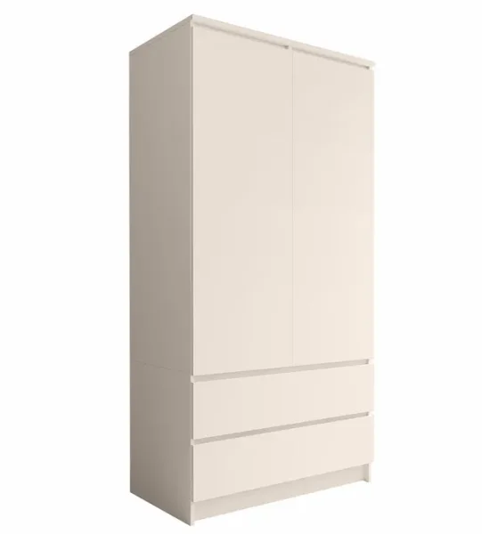 Шкаф распашной с ящиками Мори МШ 900.1 сатин