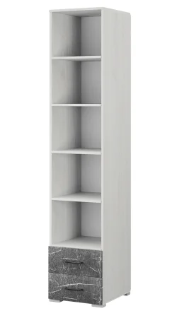 Пенал с ящиками Теана ясень анкор светлый/мрамор дарк