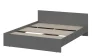 Кровать Денвер 1.6 графит серый